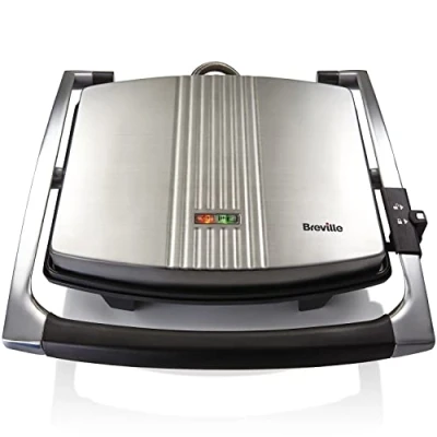 Imagen de Breville Sandwichera Sandwich/Panini Press &amp; Toastie Maker 4 rebanadas Acero inoxidable [VST026]