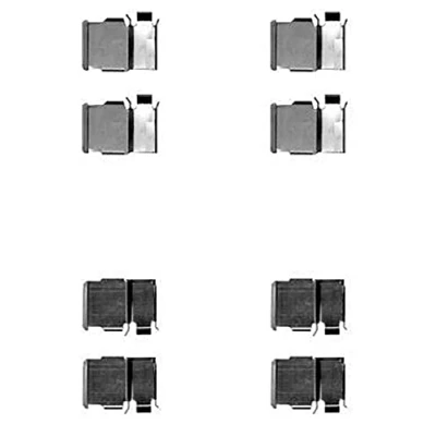 Imagen de HELLA 8DZ 355 204 421 Kit de accesorios, pastillas frenos MITSUBISHI: PAJERO 4, TOYOTA: Land Cruiser 100