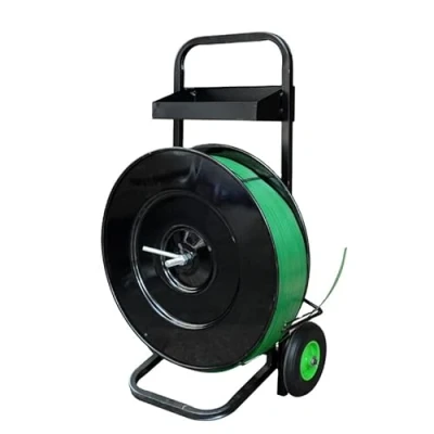 Imagen de Carro Portaflejes para Flejes de Polipropileno (pp) y Pet Diámetro 150 400mm con Ruedas. Porta Fleje Devanador Carrito Soporte
