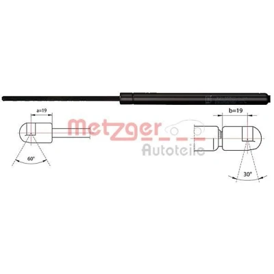 Imagen de METZGER 2110455 Muelle Neumático Capó de Motor 180 AUDI: A6 C6 Berlina, Avant, Allroad
