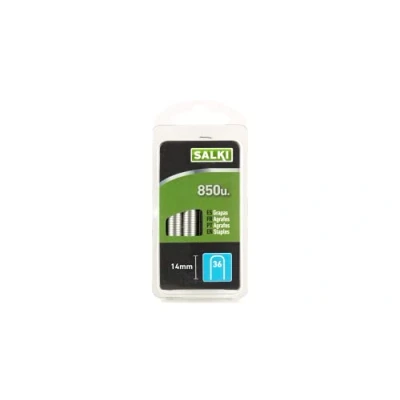 Imagen de salki 86803614 Blister de 850uds nº 36 14mm Longitud Pata. Grapa Especial para Cable