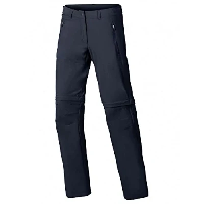 Imagen de VAUDE Women&#039;s Farley Stretch ZO T Zip Pants Pantalón Color Eclipse, Talla 38