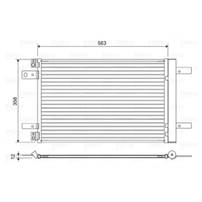 Imagen de VALEO 822550 Condensador con secador Aluminio 358 PEUGEOT: Expert III Furgón, 3008 II SUV, Rifter MPV, CITROËN: C4 Grand Picasso 2, Jumpy Furgón