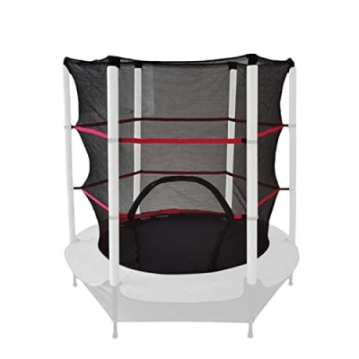 Imagen de Moageme Seguridad para Cama elástica 140 cm diámetro 55 Pulgadas, protección trampolín Repuesto elástica, Red Envolvente, Resistente a los Rayos UV