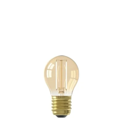 Imagen de Calex Filamento P45 240V 2W E27 Oro 2100K