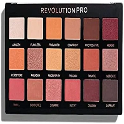 Imagen de Revolution Beauty London Pro regeneración paleta de sombras ojos, espejismo, 18 tonos, 14,4 g