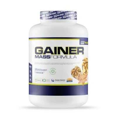 Imagen de MM SUPPLEMENTS Gainer Mass Formula 3 Kg Helado de Vainilla Aumenta Masa Muscular Proteína Suero Leche y Caseína Micelar L Glutamina Kyowa Creatina Creapure Mezcla Carbohidratos