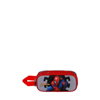 Imagen de Marvel Spiderman Symbol Estuche Portatodo 3D Doble, Gris, 22 x 10 cm