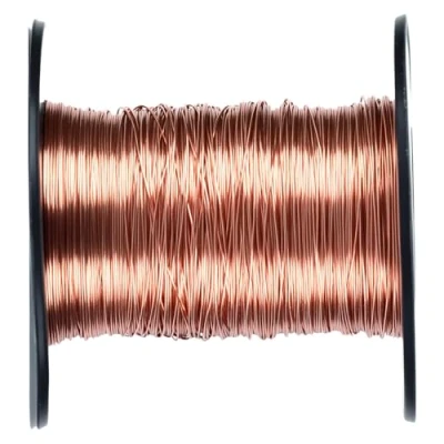 Imagen de QWORK® Alambre de Cobre Puro al 99,9%, 0,3mm x 100m, Alta Conductividad, Cable T2 para Manualidades y Ingeniería Eléctrica