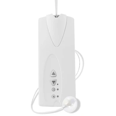 Imagen de SuperRollo Enrolladora de correa eléctrica GW70, montada en superficie plana, incluye sensor solar y temporizador, accionamiento por persiana enrollable, persianas enrollables hasta 30 kg, SR10070
