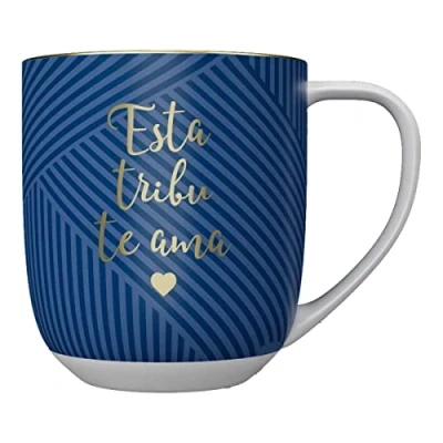Imagen de Draeger Paris Taza Cerámica Mensaje Esta Tribu te Ama