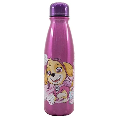 Imagen de Botella de agua reutilizable aluminio infantil 600 ml La Patrulla Canina Chicas