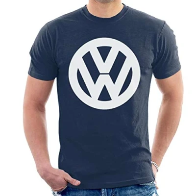 Imagen de Volkswagen Classic White VW Logo Men&#039;s T Shirt