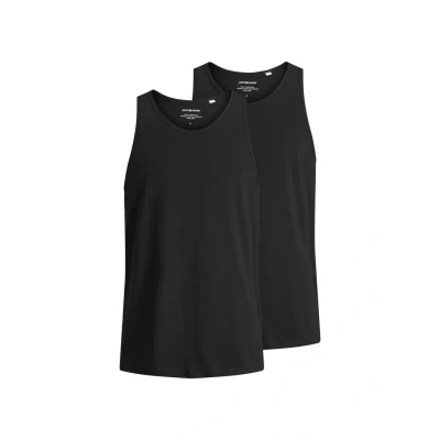 Imagen de Jack &amp; Jones Jacbasic Tanktop 2 PACK Camiseta interior, Hombre, Talla: Large, Black