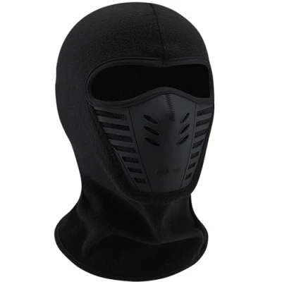 Imagen de TRIXES Balaclava para Hombres Máscara Airsoft Escudo Facial Accesorios Bicicletas Calentador de Cuello esquí Ninja Una Talla Color Negro