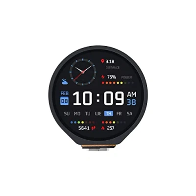 Imagen de RP2040 MCU Board with 1.28 Inch Round Touch LCD Display Module 240 x Resolution 65K RGB Colours IPS Screen Based on Raspberry Pi RP2040,Accelerometer And Gyroscope Sensor,USB Type C Connector