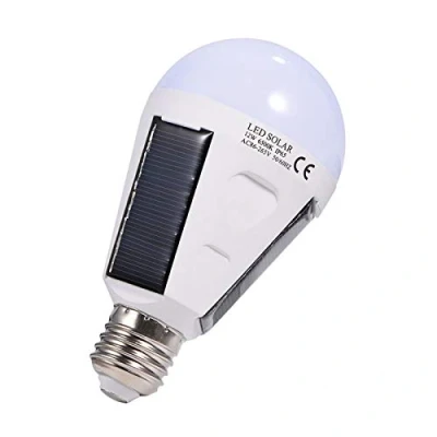 Imagen de Joyzan Bombilla de luz Solar LED Bombillas con energia Recargable Emergencia portatil para Acampar interiore Falla hogar