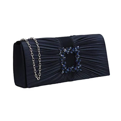 Imagen de SwankySwans Chloe, Bolsa de Mano para Mujer, Azul Marino, Medium