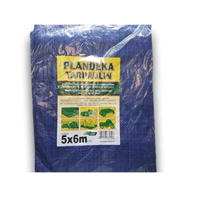 Imagen de Tarpaulin 5 x 6 m hoja de tierra con anillos metal cubiertas Sunshading hamaca tienda portátil impermeable cubierta tela techo coche ligero para senderismo al aire libre camping