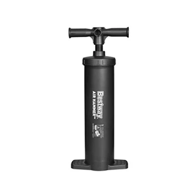 Imagen de BESTWAY 62030 Inflador Manual Air Hammer Inflation Pump 48 cm Movimientos de Arriba a Abajo con Manguera Flexible Incluye Boquillas para Diferentes Válvulas
