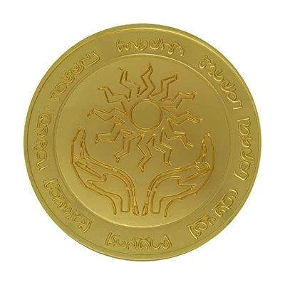 Imagen de Fanattik Dungeons &amp; Dragons Médaille en métal plaqué or Collector