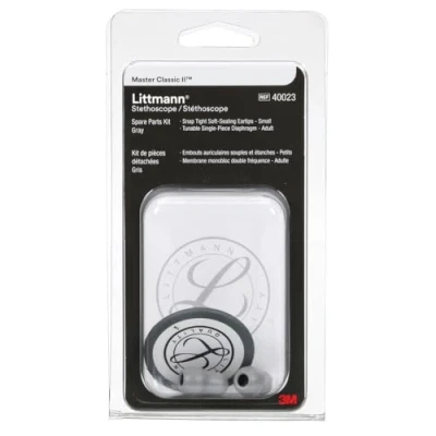 Imagen de Littmann 3M Master Classic 40023, Kit De Piezas Repuesto Para Fonendoscopios, Color Gris