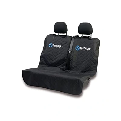 Imagen de Surflogic Waterproof Car Seat Cover Double Funda, Adultos Unisex, Universal/Black (Negro), Talla Única
