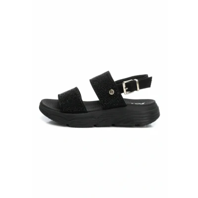 Imagen de XTI Sandalia Mujer Negro Calzado Cómodo y Versátil Moda casual Modelo 14387201 (Talla 36)