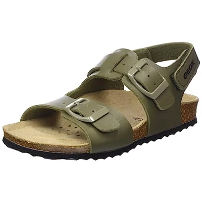 Imagen de Geox J GHITA BOY D, Sandalia para Niños, MILITARY, 26 EU
