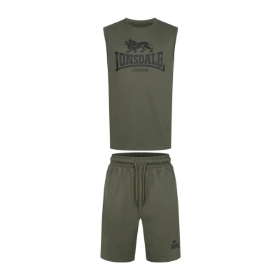 Imagen de Lonsdale ÄRMELLOSES SET Normale Passform Allanton Pantalones deportivos, Hombre, Talla: XL, Olive black