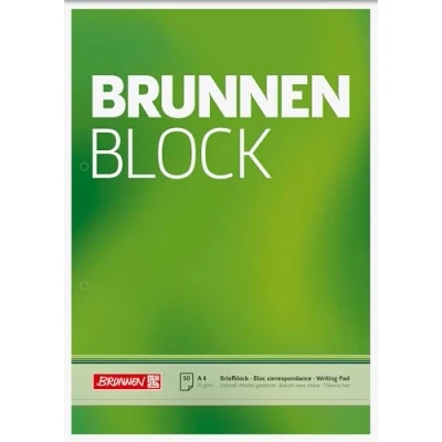 Imagen de Baier &amp; Schneider Bloc de papel para cartas (A4, 50 unidades), color blanco