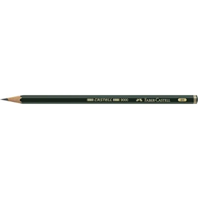 Imagen de Faber Castell B 9000 4H Blíster con 1 lápiz de grafito 9000, graduación