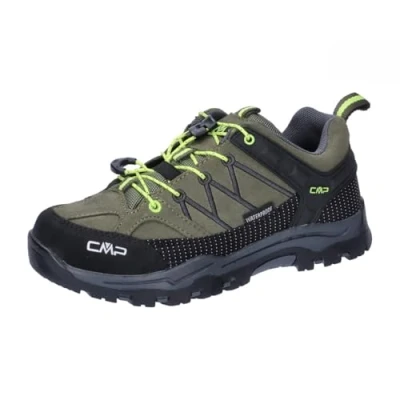 Imagen de CMP Kids Rigel Low Trekking Shoes WP, Zapatos para Caminar, Olive Yellow Fluo, 30 EU