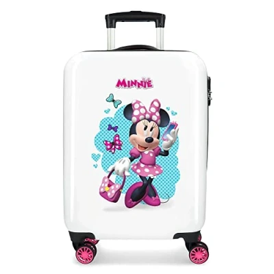Imagen de Disney Minnie Good Mood Maleta de cabina Multicolor 34x55x20 cms Rígida ABS Cierre combinación 32L 2,5Kgs 4 ruedas dobles Equipaje Mano