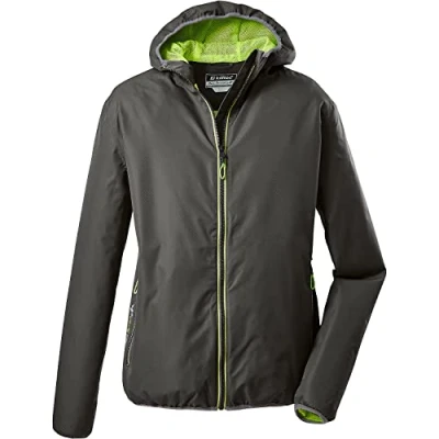 Imagen de Killtec Men&#039;s Chaqueta funcional con capucha, plegable Trin MN JCKT A, green anthracite, 3XL, 36866 000