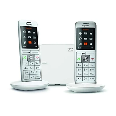 Imagen de Gigaset CL660 Analog/DECT telephone Gris Identificador de llamadas Teléfono (Analog/DECT telephone, Terminal inalámbrico, Altavoz, 400 entradas, llamadas, Gris)[Versión francesa]