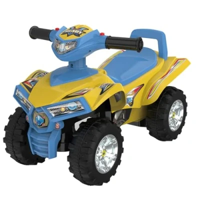 Imagen de Quad Moto Correpasillo para Niños a Partir de 1 año, vehículo Coche tobogán bebé (Amarillo)