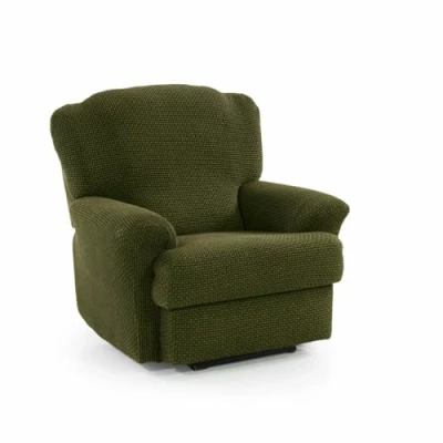 Imagen de SOFASKINS® Funda para Sillon Relax reclinable, súper elástica, Sofa con diseño Exclusivo, Transpirable y Duradera, sofá fácil de Colocar. Medida 70 90Cm. Color Verde
