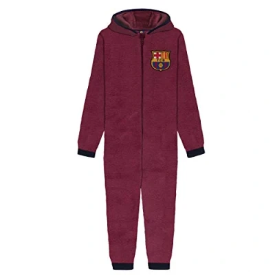 Imagen de FC Barcelona Pijama de una Pieza con Capucha para niños Producto Oficial 3 4 años