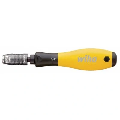 Imagen de Wiha 32161 Destornillador con portabits, Bloqueo mecánico 387 SoftFinish ESD 1/4&#039;&#039; Ref. 387ESD1403501