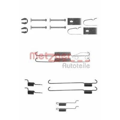 Imagen de METZGER 105 0815 Juego de accesorios, zapatas freno SUZUKI: Liana Berlina, SWIFT 3