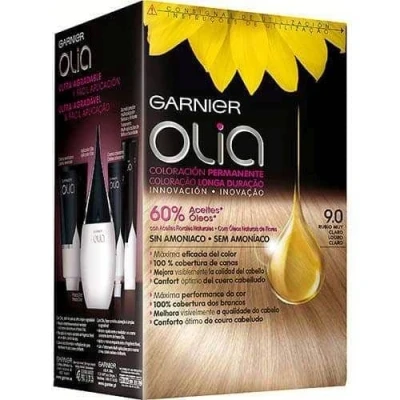 Imagen de Garnier Olia Coloración Permanente, Color Tono 7.0 Rubio, 1 Unidad (Paquete de 1)