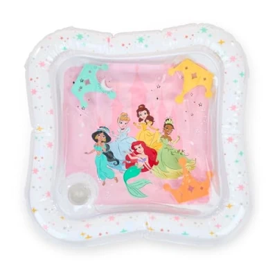 Imagen de Bright Starts, Alfombra de Agua Disney Princesas Royal Splash, Inflable para bebés, Juguetes Flotantes, Recién Nacidos (Rosa)