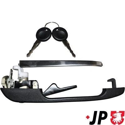 Imagen de JP GROUP 1187102270 Manecilla de Puerta Delante, izquierda con cilindro cierre, llave negro