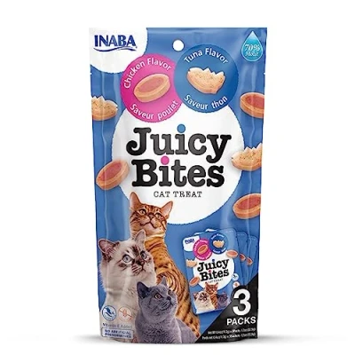 Imagen de Snacks para Perros INABA FOODS Chiuru Juicy Bites Pollo Tuna 33.9g / 6