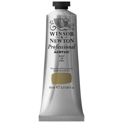 Imagen de Winsor &amp; Newton Professional Acrylic Pintura Acrílica en Tubo, Dorado (Gold), 60 ml