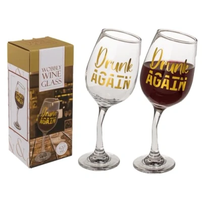 Imagen de Out of the blue Copa de vino Wankendes II, para aprox. 420 ml, 8,5 x 22,5 cm, en caja regalo