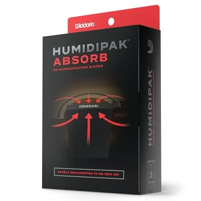Imagen de D&#039;Addario. Sistema de deshumidificación para guitarra Kit Humidipak Absorb Automatic Humidity control System la humedad bidireccional sin mantenimiento