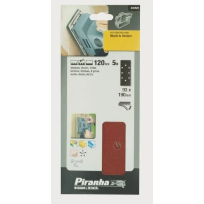 Imagen de Black &amp; Decker 7114155 H.LIJA VELCRO 93x190/Gr.120 X 31522