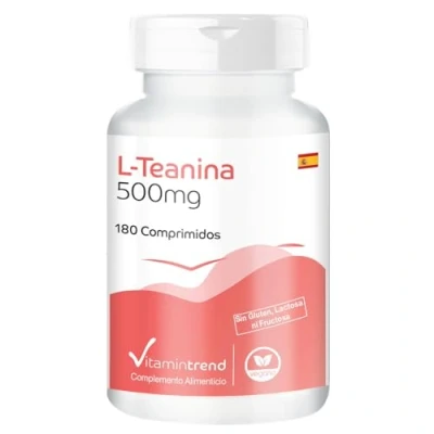 Imagen de LTeanina 500mg 180 Comprimidos ¡Bote Para 6 MESES! un sueño reparador Vitamintrend®